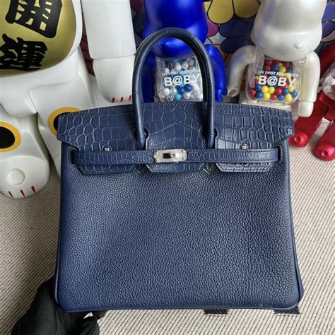 Hermès Birkin 25 Box Bleu Saphir 